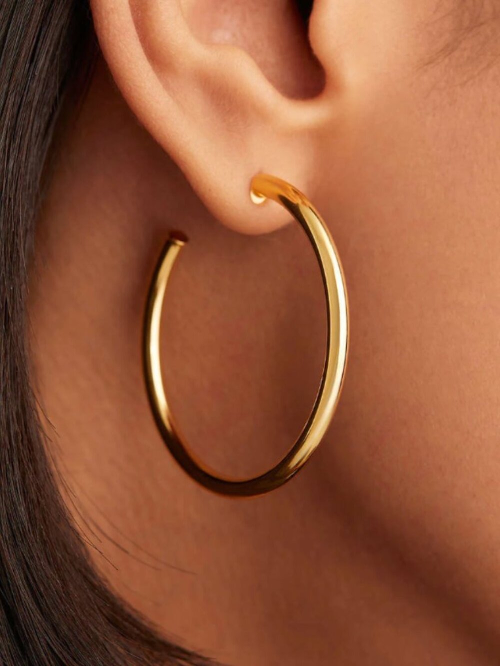 Mejuri Large Hoop Earrings